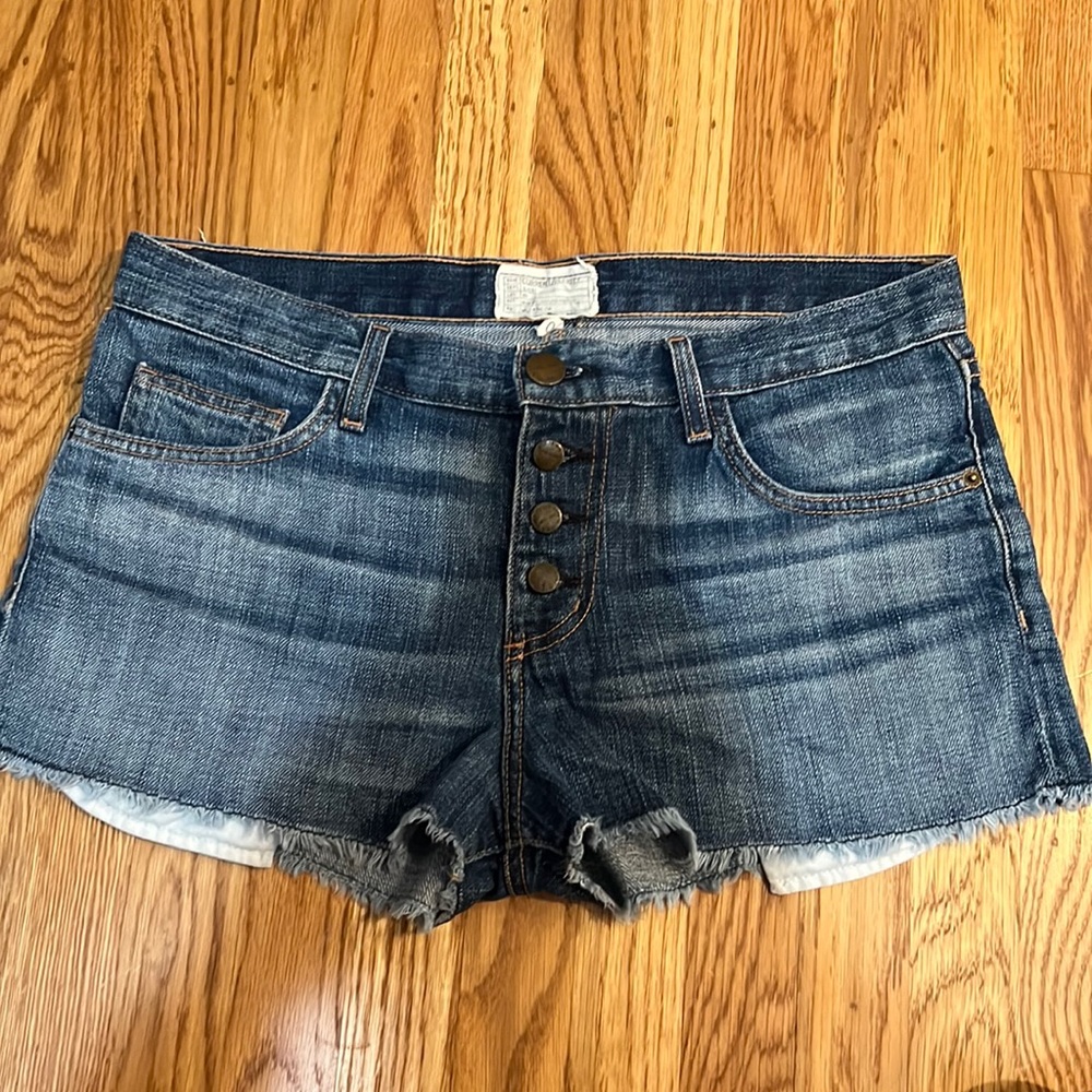 Current Elliott Denim Cut Off Shorts